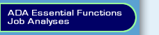 ADA Essential Functions Job Analyses
